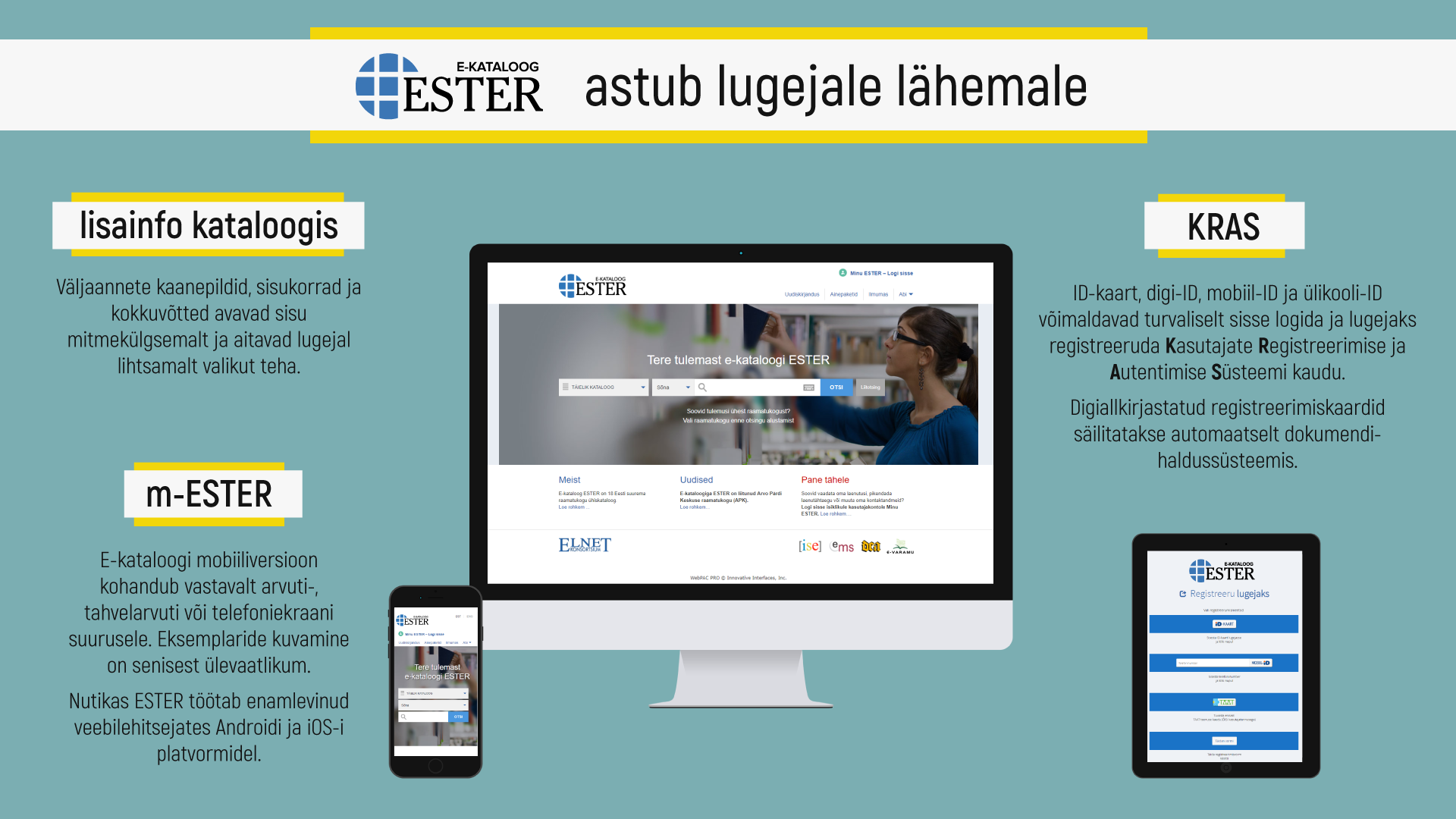 ESTER astub lugejale lähemale